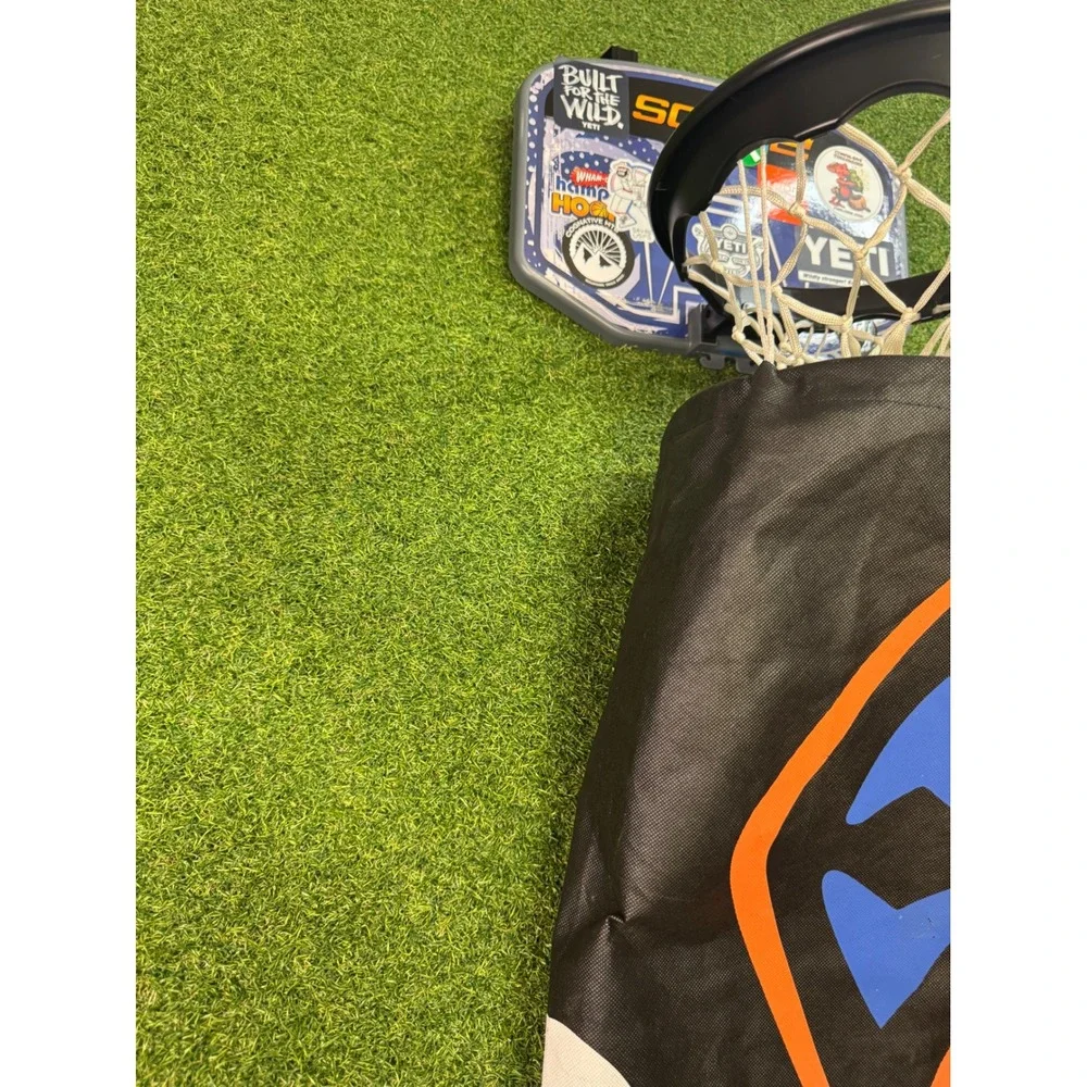 Wham-O Hamper Hoops Over The Door Basketball Hoop Laundry Bag Yeti Stickers